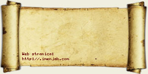 Jelica Balzamović vizit kartica